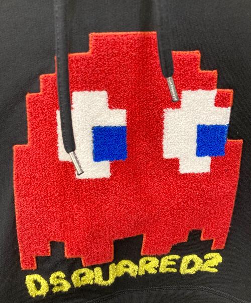 DSQUARED2（ディースクエアード）DSQUARED2 (ディースクエアード) Pac-Man Hercalina パーカー ブラック サイズ:XSの古着・服飾アイテム