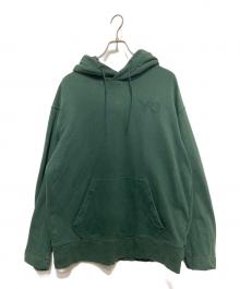 Y-3（ワイスリー）の古着「CLASSIC CHEST LOGO HOODIE」｜グリーン