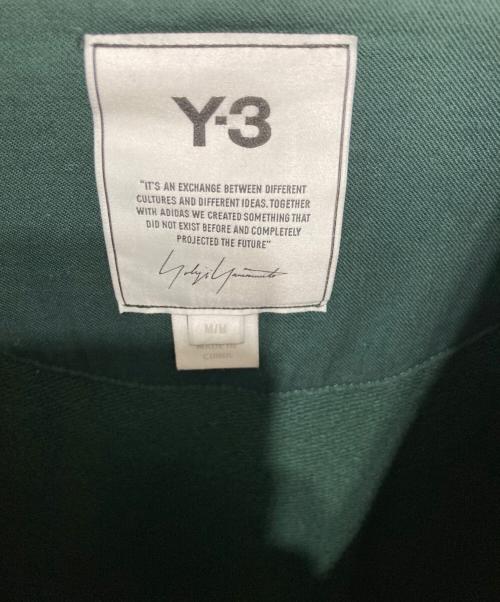 Y-3（ワイスリー）Y-3 (ワイスリー) CLASSIC CHEST LOGO HOODIE グリーン サイズ:Mの古着・服飾アイテム