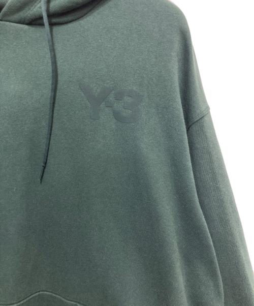 Y-3（ワイスリー）Y-3 (ワイスリー) CLASSIC CHEST LOGO HOODIE グリーン サイズ:Mの古着・服飾アイテム