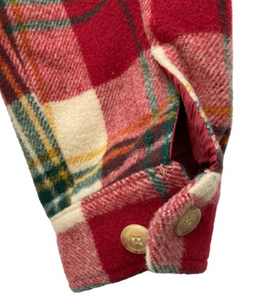 CHAPS RALPH LAUREN（チャップス ラルフローレン）CHAPS RALPH LAUREN (チャップス ラルフローレン) ウール混チェックジャケット レッド サイズ:Ⅼの古着・服飾アイテム