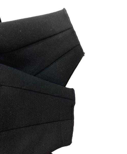 Adam et Rope（アダム エ ロペ）Adam et Rope (アダム エ ロペ) エッグブローチ付きペプラムカーディガン ブラック サイズ:FREE 未使用品の古着・服飾アイテム