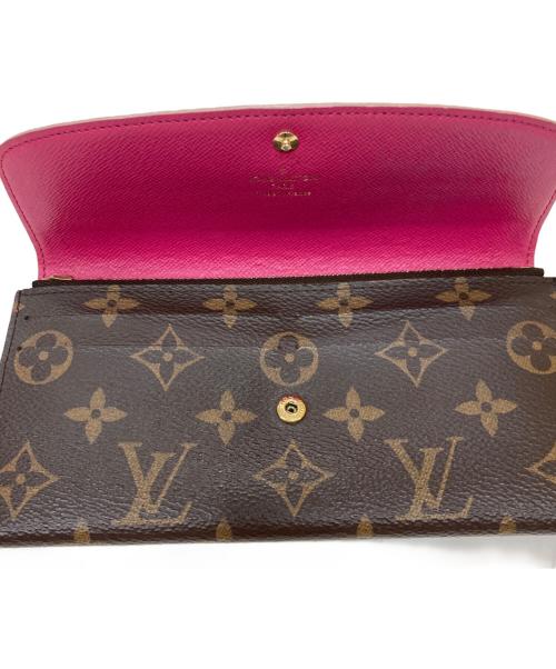 LOUIS VUITTON（ルイ ヴィトン）LOUIS VUITTON (ルイ ヴィトン) ポルトフォイユ・エミリー ブラウンの古着・服飾アイテム