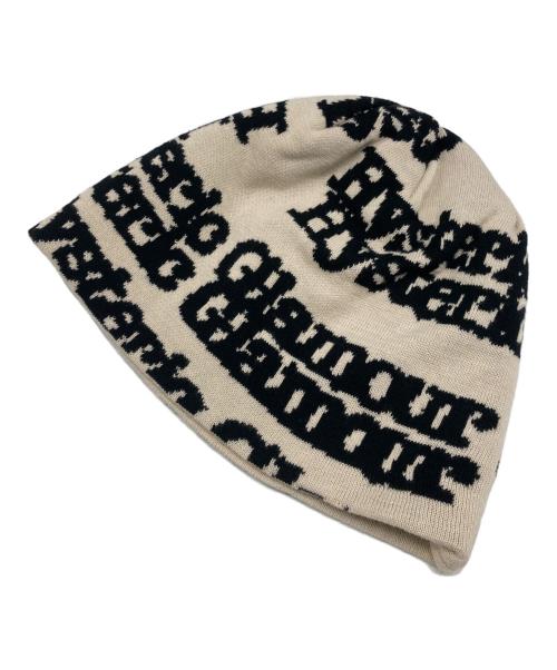 Hysteric Glamour（ヒステリックグラマー）Hysteric Glamour (ヒステリックグラマー) TYPE LOGO オーバーサイズビーニー ベージュの古着・服飾アイテム