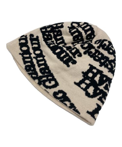 Hysteric Glamour（ヒステリックグラマー）Hysteric Glamour (ヒステリックグラマー) TYPE LOGO オーバーサイズビーニー ベージュの古着・服飾アイテム