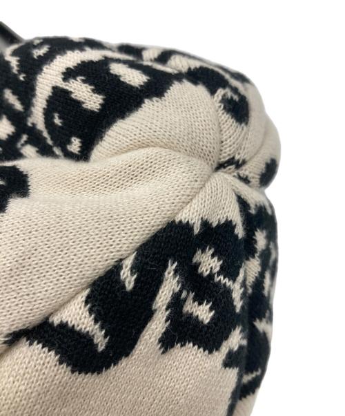 Hysteric Glamour（ヒステリックグラマー）Hysteric Glamour (ヒステリックグラマー) TYPE LOGO オーバーサイズビーニー ベージュの古着・服飾アイテム