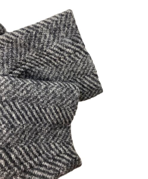 BABYLONE（バビロン）BABYLONE (バビロン) ヘリンボーンミドルコート グレー サイズ:FREEの古着・服飾アイテム