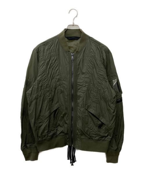 DIESEL（ディーゼル）DIESEL (ディーゼル) ナイロンジャケット J-OLIVE グリーン サイズ:Lの古着・服飾アイテム