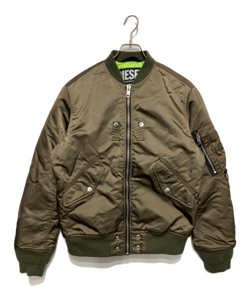 DIESEL（ディーゼル）DIESEL (ディーゼル) フライトジャケット カーキ サイズ:Sの古着・服飾アイテム