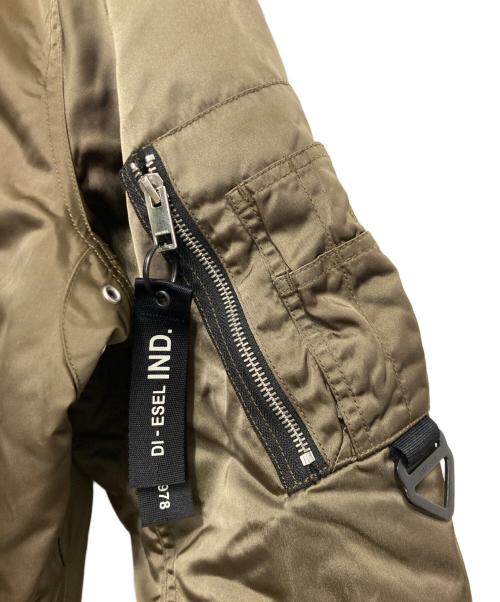 DIESEL（ディーゼル）DIESEL (ディーゼル) フライトジャケット カーキ サイズ:Sの古着・服飾アイテム