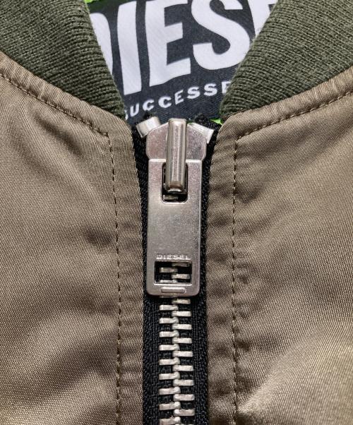 DIESEL（ディーゼル）DIESEL (ディーゼル) フライトジャケット カーキ サイズ:Sの古着・服飾アイテム