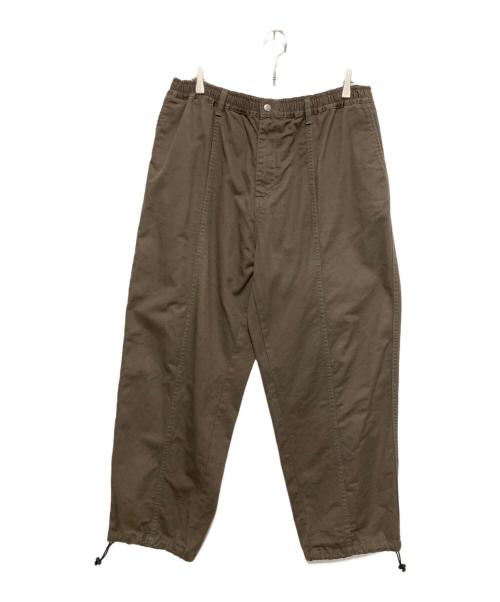 CUP AND CONE（カップアンドコーン）CUP AND CONE (カップアンドコーン) Cotton Twill Baggy Pantsコットン ツイル バギー パンツ グリーン サイズ:	SIZE 1の古着・服飾アイテム