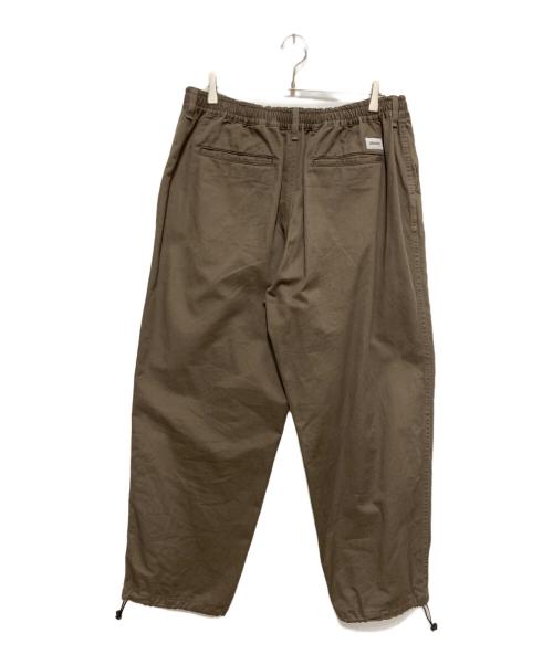 CUP AND CONE（カップアンドコーン）CUP AND CONE (カップアンドコーン) Cotton Twill Baggy Pantsコットン ツイル バギー パンツ グリーン サイズ:	SIZE 1の古着・服飾アイテム