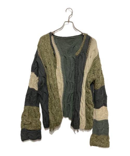 HARAPOS REALES（ハラポスレアレス）harapos reales (ハラポスレアレス) トッパーカーディガン マルチカラー サイズ:不明の古着・服飾アイテム