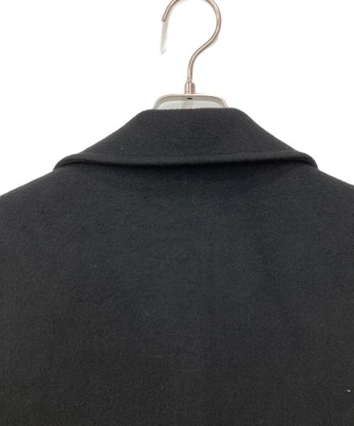 Lui's（ルイス）Lui's (ルイス) メルトンオーバーコート ブラック サイズ:Sの古着・服飾アイテム