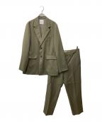 CLANE HOMMEクラネ オム）の古着「セットアップスーツ」｜グリーン