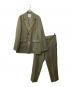 CLANE HOMME（クラネ オム）の古着「セットアップスーツ」｜グリーン