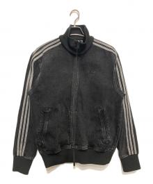 adidas（アディダス）の古着「アディカラー デニム ファイヤーバード トラックトップ」｜ブラック