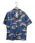 Patagonia（パタゴニア）の古着「アロハシャツ」｜ブルー
