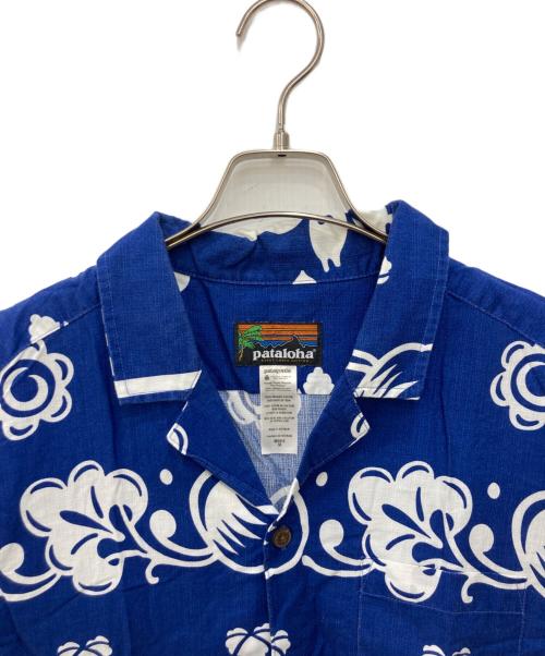Patagonia（パタゴニア）Patagonia (パタゴニア) アロハシャツ ブルー サイズ:Mの古着・服飾アイテム