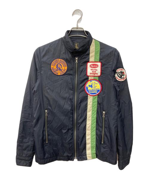 Hysteric Glamour（ヒステリックグラマー）Hysteric Glamour (ヒステリックグラマー) プリマロフトレーシングジャケット ブラック サイズ:Sの古着・服飾アイテム