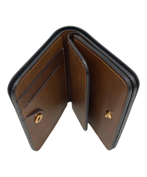 forme（フォルメ）forme (フォルメ) Post Wallet ブラックの古着・服飾アイテム