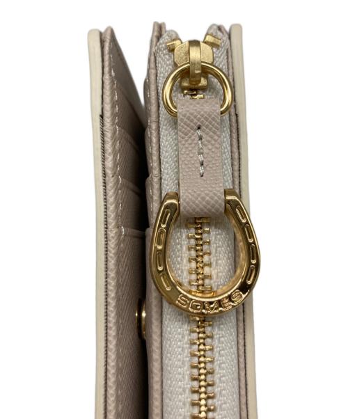 SOMES（ソメス）SOMES (ソメス) ピルエット LF折財布 ベージュ サイズ:不明の古着・服飾アイテム