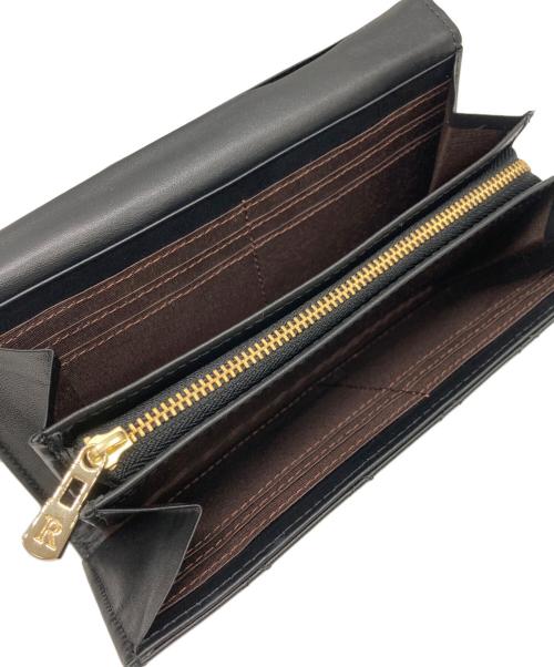 russet（ラシット）russet (ラシット) キルティングレザーウォレット ブラック 未使用品の古着・服飾アイテム