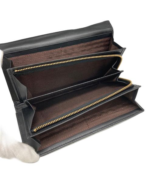 russet（ラシット）russet (ラシット) キルティングレザーウォレット ブラック 未使用品の古着・服飾アイテム