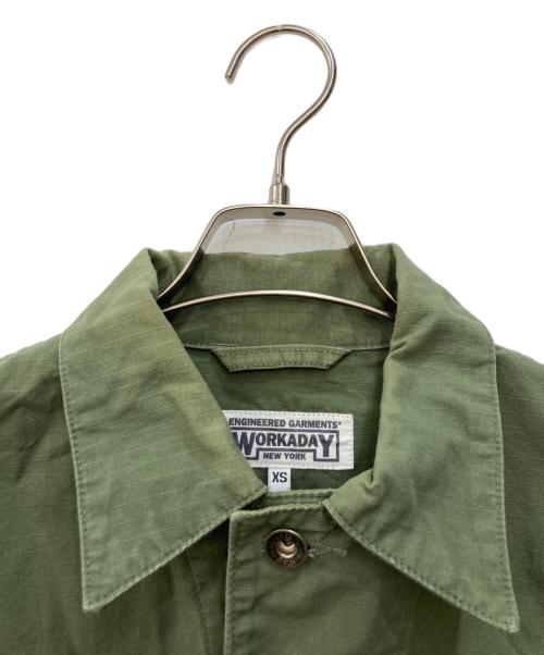Engineered Garments（エンジニアドガーメンツ）Engineered Garments (エンジニアドガーメンツ) ユーティリティジャケット グリーン サイズ:XSの古着・服飾アイテム