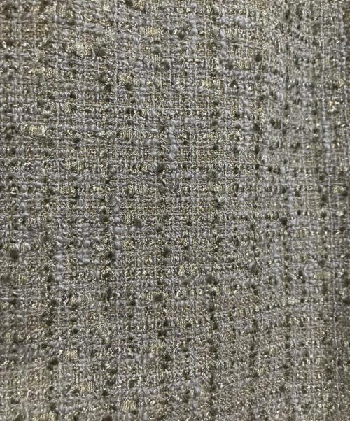 Demi-Luxe Beams（デミルクス ビームス）Demi-Luxe BEAMS (デミルクス ビームス) ツイード ペプラム スカートセットアップスーツ ネイビー サイズ:38の古着・服飾アイテム