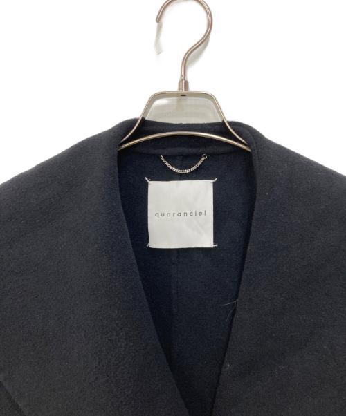 quaranciel（カランシエル）quaranciel (カランシエル) リバー ケープ ショート コート 25AW ネイビー サイズ:不明　の古着・服飾アイテム