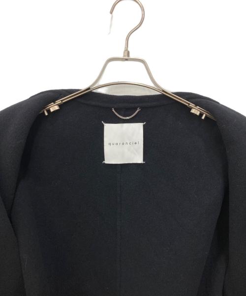 quaranciel（カランシエル）quaranciel (カランシエル) リバー ケープ ショート コート 25AW ネイビー サイズ:不明　の古着・服飾アイテム