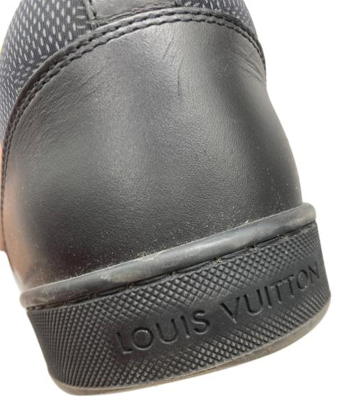 LOUIS VUITTON（ルイ ヴィトン）LOUIS VUITTON (ルイ ヴィトン) ルクセンブルクラインスニーカー ブラック サイズ:7 1/2の古着・服飾アイテム