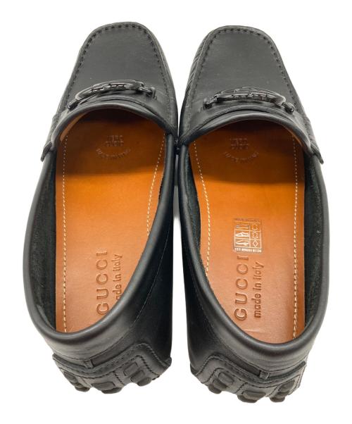 GUCCI（グッチ）GUCCI (グッチ) Gドライビングシューズ ブラック サイズ:8の古着・服飾アイテム