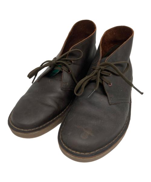 CLARKS（クラークス）CLARKS (クラークス) BUSHACRE 3 チャッカーブーツ ブラウン サイズ:SIZE 91/2　Mの古着・服飾アイテム