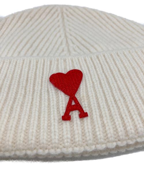 ami（アミ）ami (アミ) ニット帽 ホワイト サイズ:不明の古着・服飾アイテム