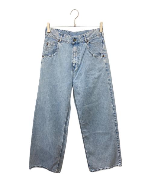 R.H.Vintage（ロンハーマン・ヴィンテージ）R.H.Vintage (ロンハーマン・ヴィンテージ) ワイドデニムパンツ インディゴ サイズ:23の古着・服飾アイテム