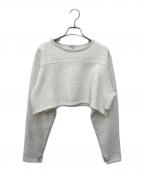 SEAシー）の古着「FOOTBALL ショートスウェット」｜グレー