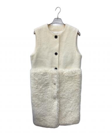 r♡　ジプソフィア　Wool Mohair Teddy Vest 中古・古着通販】Gypsohila (ジプソフィア) Wool Mohair Teddy Vest