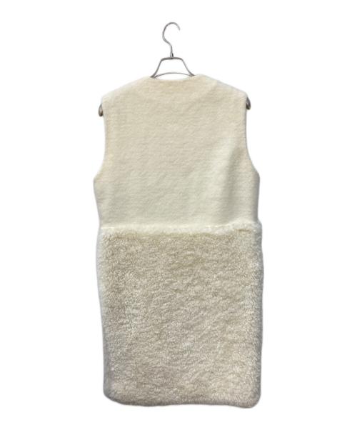Gypsohila（ジプソフィア）Gypsohila (ジプソフィア) Wool Mohair Teddy Vest アイボリー サイズ:FREE 未使用品の古着・服飾アイテム
