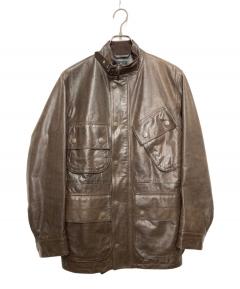 中古・古着通販】ZARA (ザラ) ヴィンテージ加工レザージャケット