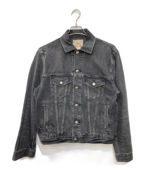 POLO RALPH LAUREN（ポロ・ラルフローレン）POLO RALPH LAUREN (ポロ・ラルフローレン) デニムジャケット ブラック サイズ:Mの古着・服飾アイテム