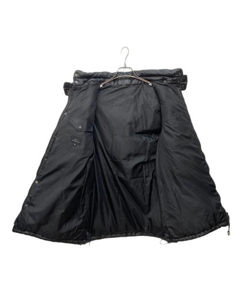 TOMORROW LAND（トゥモローランド）TOMORROW LAND (トゥモローランド) Kemit (ケミット) シルバーフォックスシープレザーダウンジャケット ブラック サイズ:46の古着・服飾アイテム