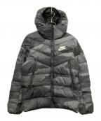 NIKEナイキ）の古着「Fill Down Windrunner AOP Hoodie JKT」｜ブラック