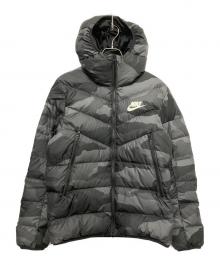 NIKE（ナイキ）の古着「Fill Down Windrunner AOP Hoodie JKT」｜ブラック