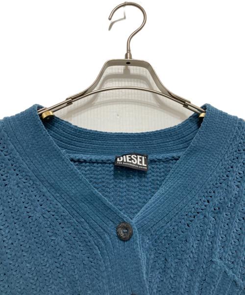 DIESEL（ディーゼル）DIESEL (ディーゼル) M-AUGUSTA カーディガン ブルー サイズ:XSの古着・服飾アイテム