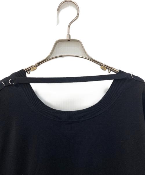 DIESEL（ディーゼル）DIESEL (ディーゼル) デザインニット ブラック サイズ:XSの古着・服飾アイテム