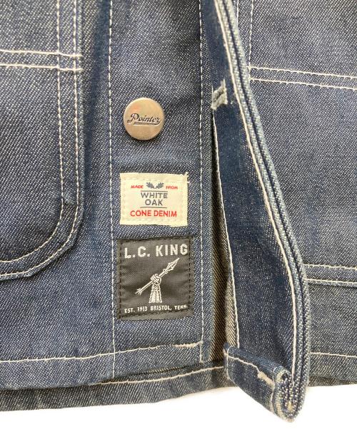 Pointer（ポインター）POINTER (ポインター) デニムカバーオール インディゴ サイズ:XSの古着・服飾アイテム