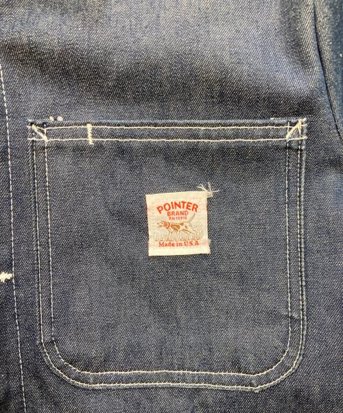 Pointer（ポインター）POINTER (ポインター) デニムカバーオール インディゴ サイズ:XSの古着・服飾アイテム